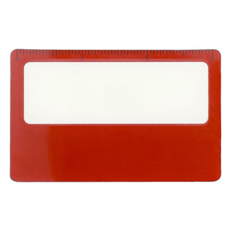 Picture of Pocket Ruler Magnifier with Sleeve