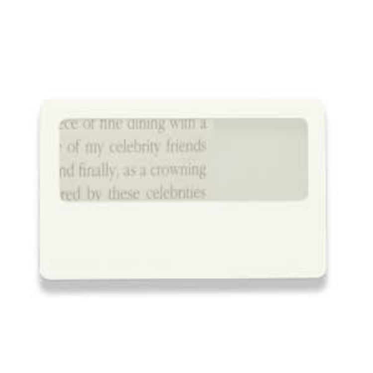 Picture of Pocket Ruler Magnifier with Sleeve