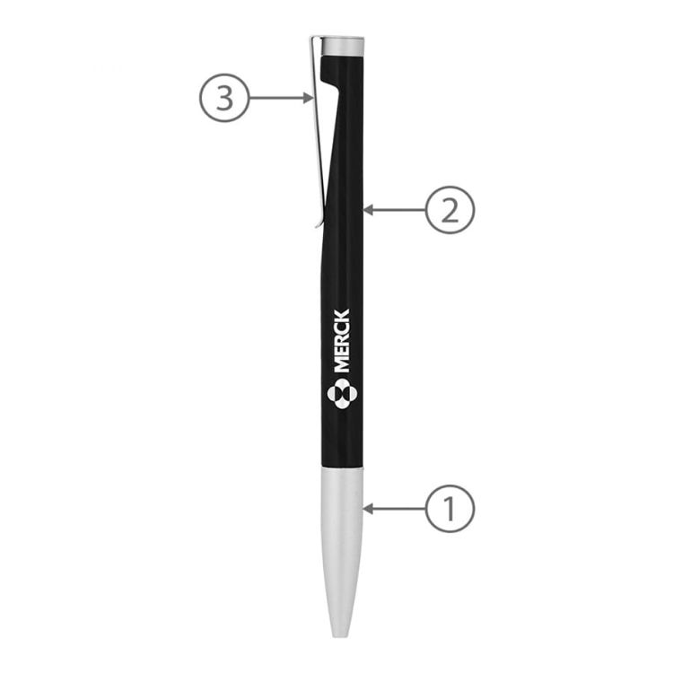 Picture of BND84 ATTEN, TWIST METAL BALL PEN