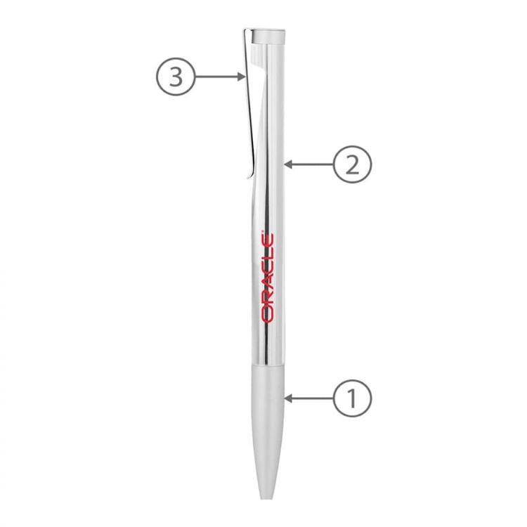 Picture of BND84 ATTEN, TWIST METAL BALL PEN