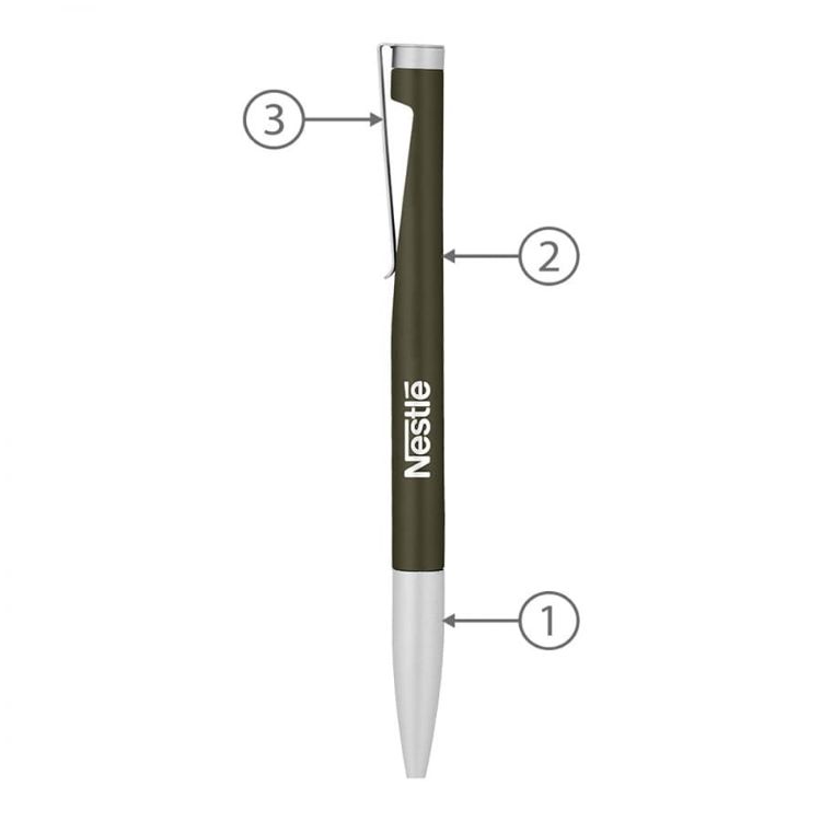 Picture of BND84 ATTEN, TWIST METAL BALL PEN