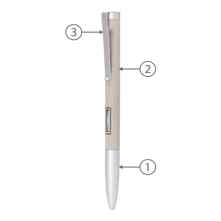 Picture of BND84 ATTEN, TWIST METAL BALL PEN