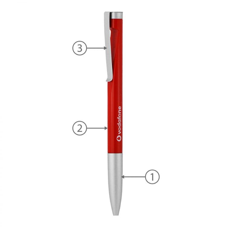 Picture of BND84 ATTEN, TWIST METAL BALL PEN