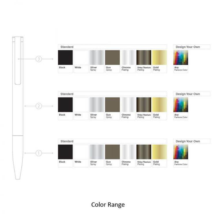 Picture of BND84 ATTEN, TWIST METAL BALL PEN