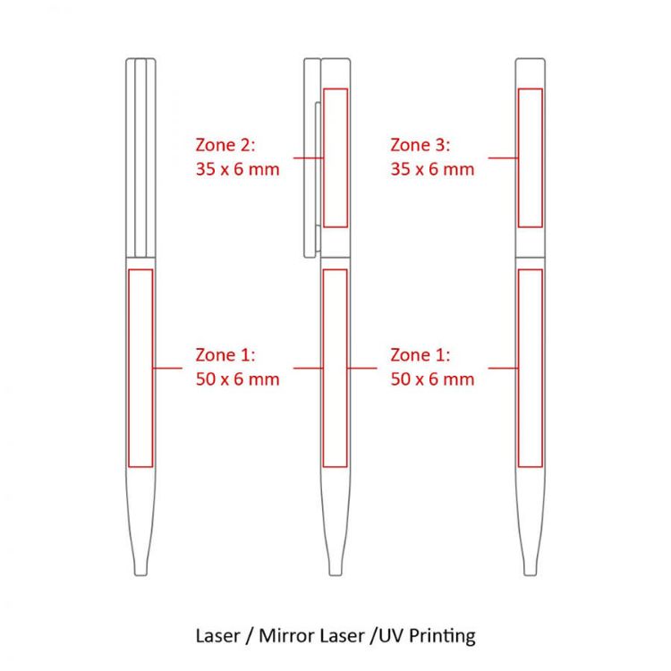 Picture of BND78 SARI, THIN TWIST METAL BALL PEN