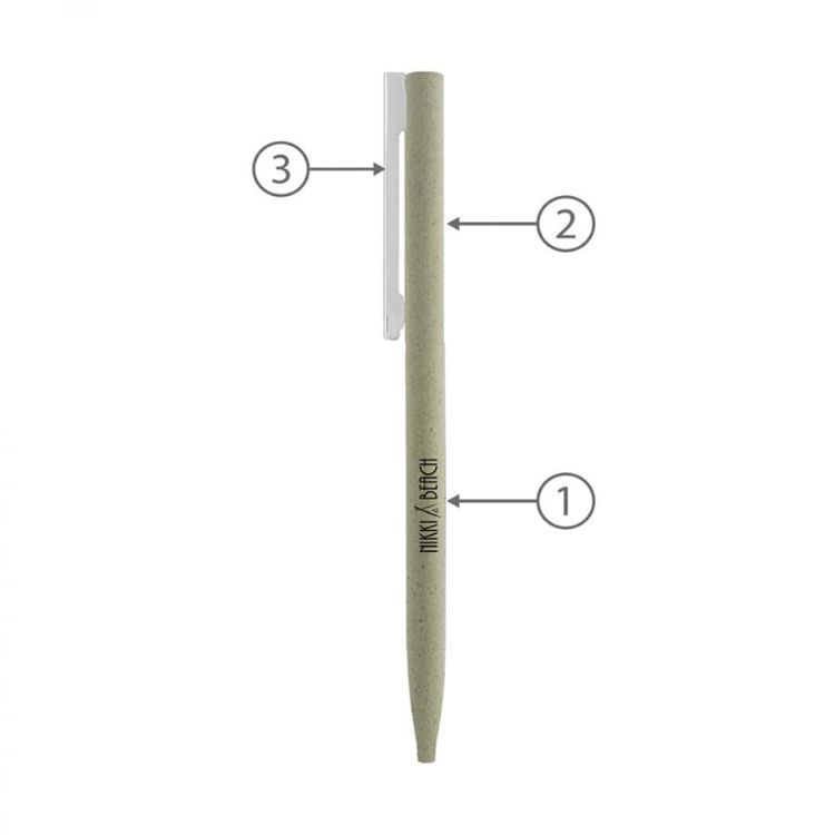 Picture of BND78 SARI, THIN TWIST METAL BALL PEN
