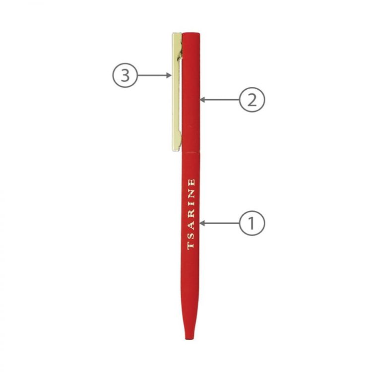 Picture of BND78 SARI, THIN TWIST METAL BALL PEN