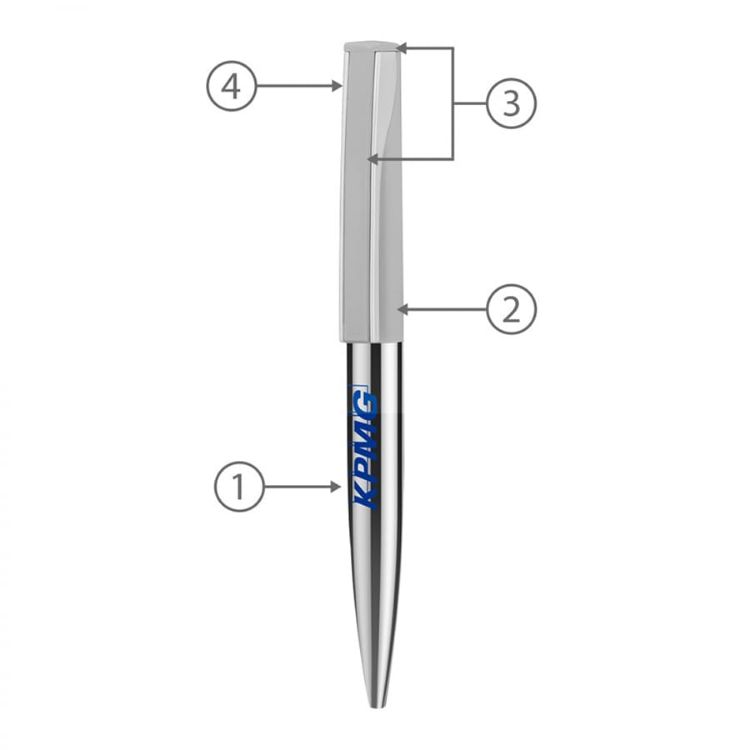Picture of BND82 DIAL, TWIST METAL BALL PEN