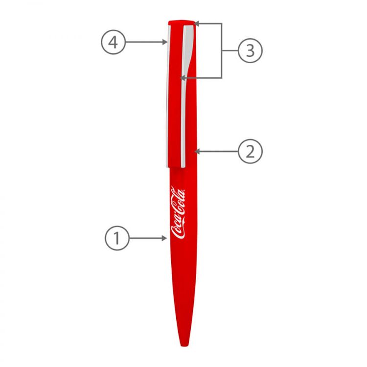 Picture of BND82 DIAL, TWIST METAL BALL PEN