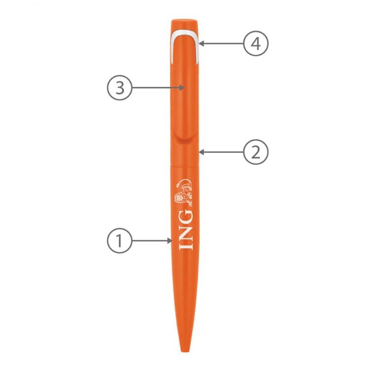 Picture of BND80 BLOA, TWIST METAL BALL PEN
