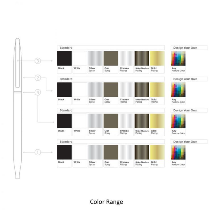 Picture of BND72 GLAD, THIN TWIST METAL BALL PEN