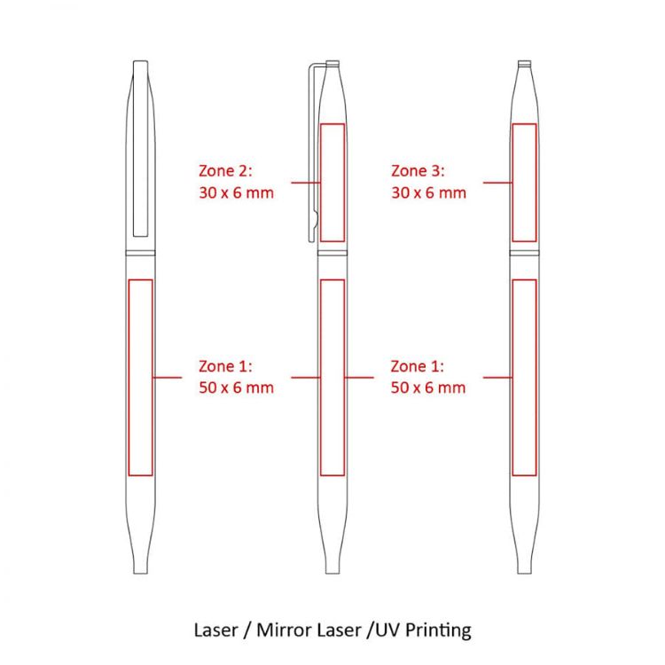 Picture of BND72 GLAD, THIN TWIST METAL BALL PEN