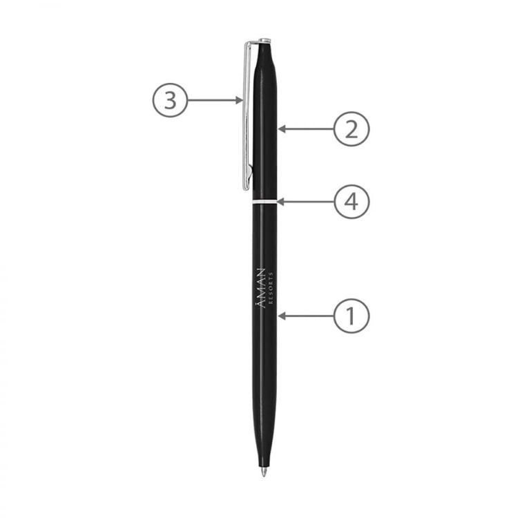 Picture of BND72 GLAD, THIN TWIST METAL BALL PEN