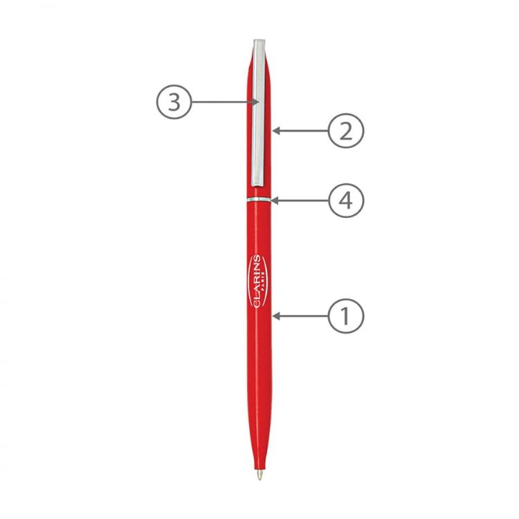 Picture of BND72 GLAD, THIN TWIST METAL BALL PEN