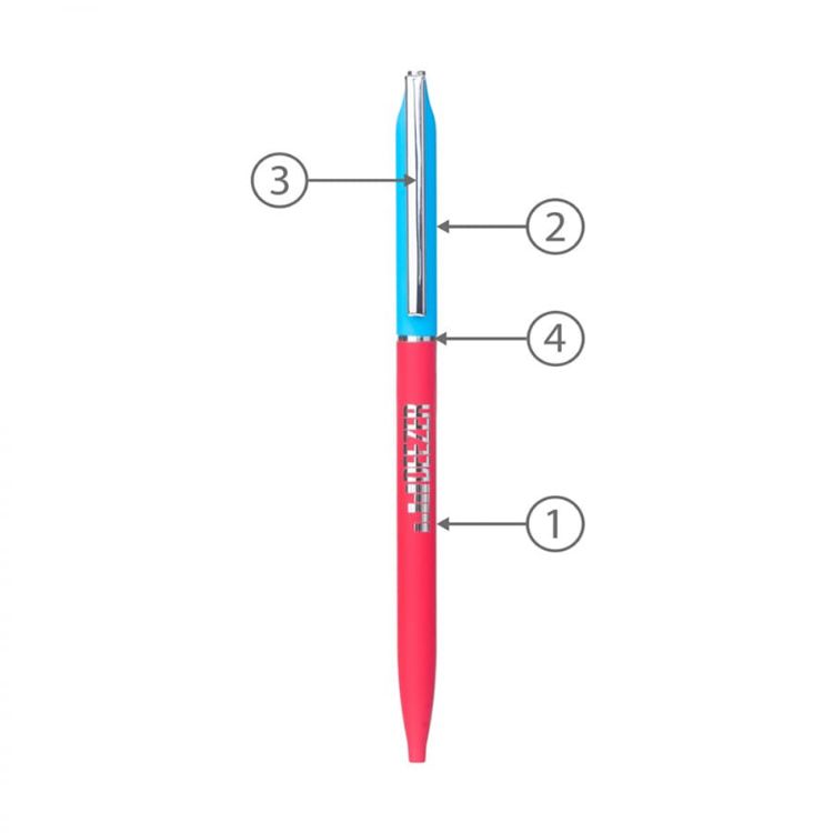 Picture of BND72 GLAD, THIN TWIST METAL BALL PEN