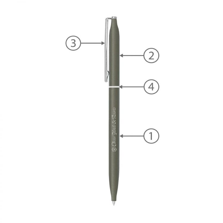 Picture of BND72 GLAD, THIN TWIST METAL BALL PEN