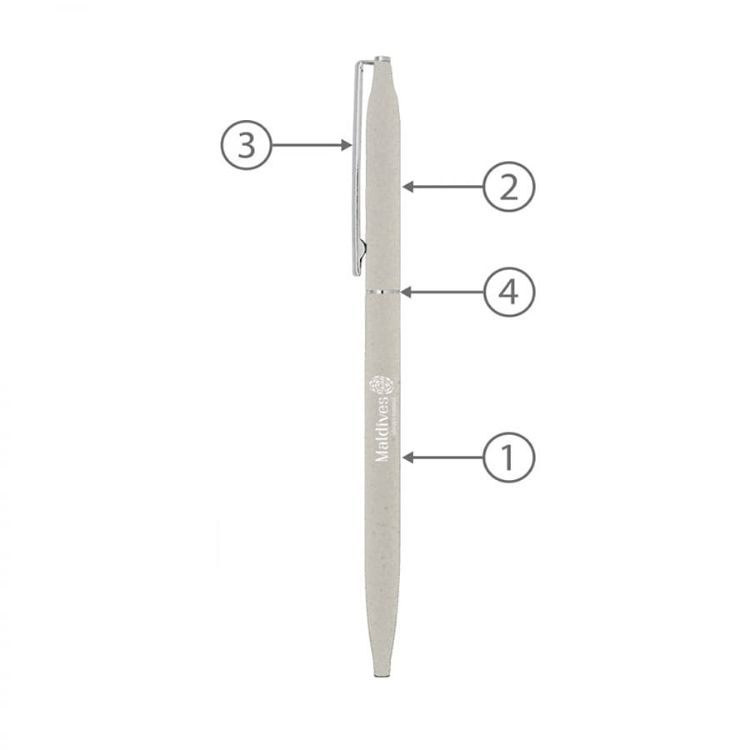 Picture of BND72 GLAD, THIN TWIST METAL BALL PEN