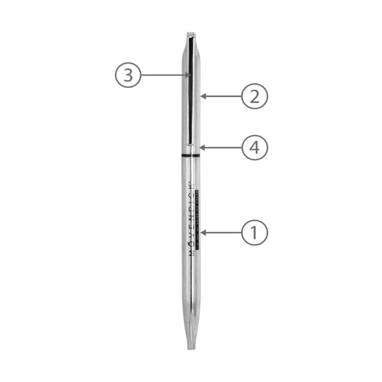 Picture of BND72 GLAD, THIN TWIST METAL BALL PEN