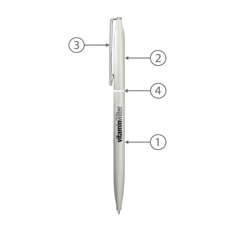 Picture of BND72 GLAD, THIN TWIST METAL BALL PEN