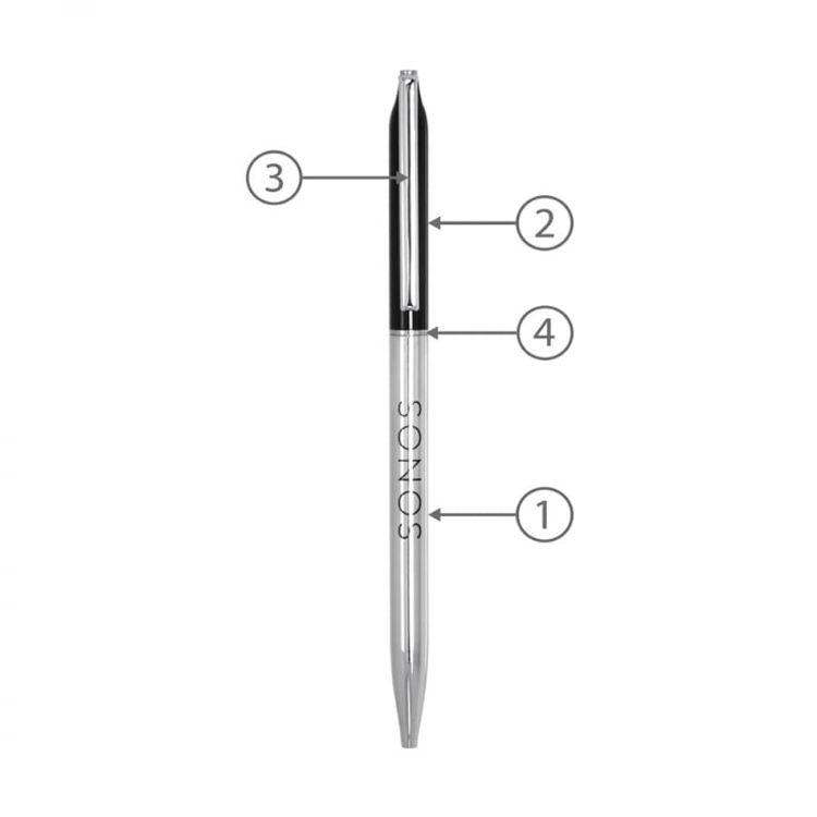 Picture of BND72 GLAD, THIN TWIST METAL BALL PEN