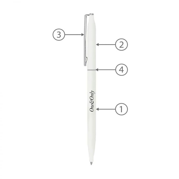 Picture of BND72 GLAD, THIN TWIST METAL BALL PEN