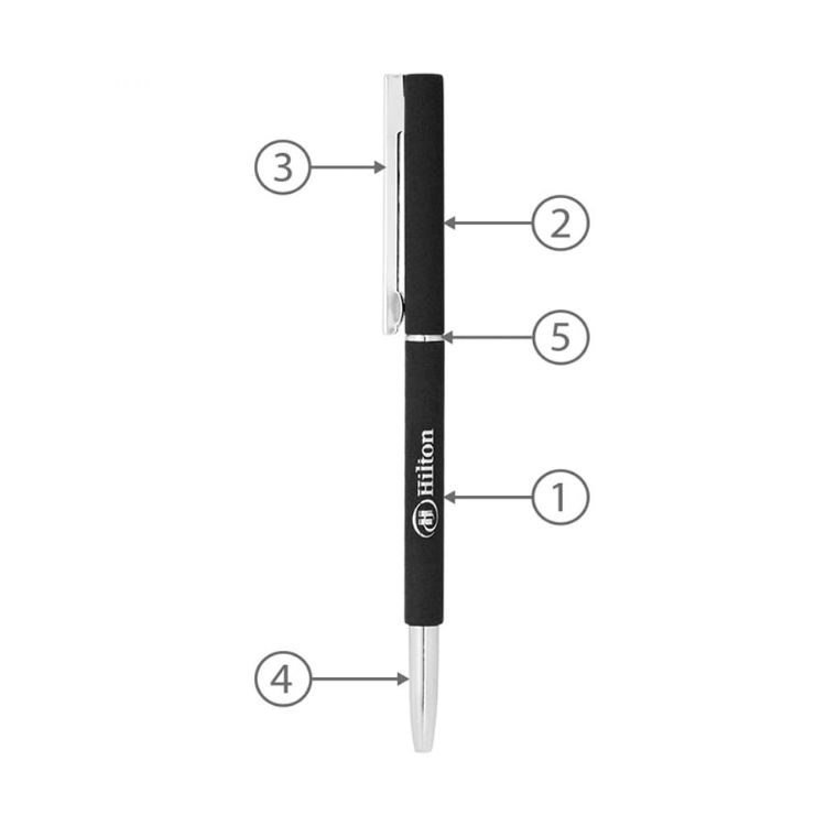 Picture of BND71 CLAP TWIST METAL BALL PEN