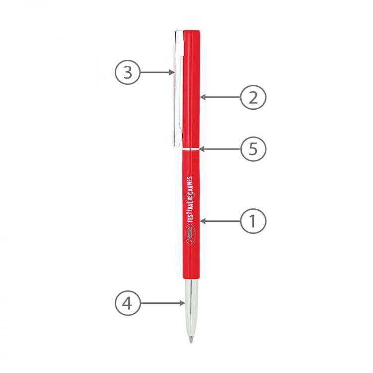 Picture of BND71 CLAP TWIST METAL BALL PEN