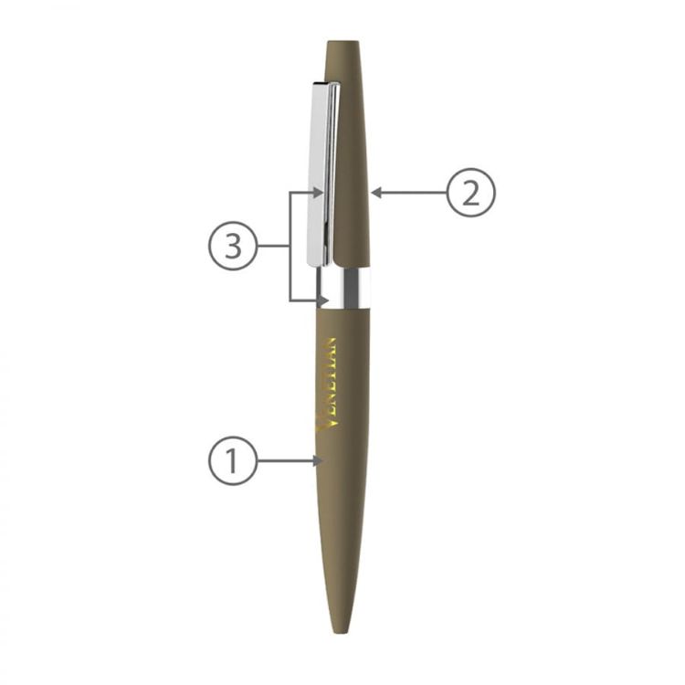 Picture of BND77 PERI, TWIST METAL BALL PEN