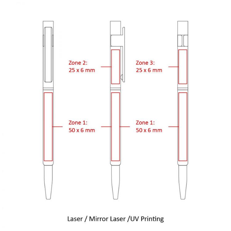 Picture of Slim Hex Pens (Custom Made To Order - BND70)
