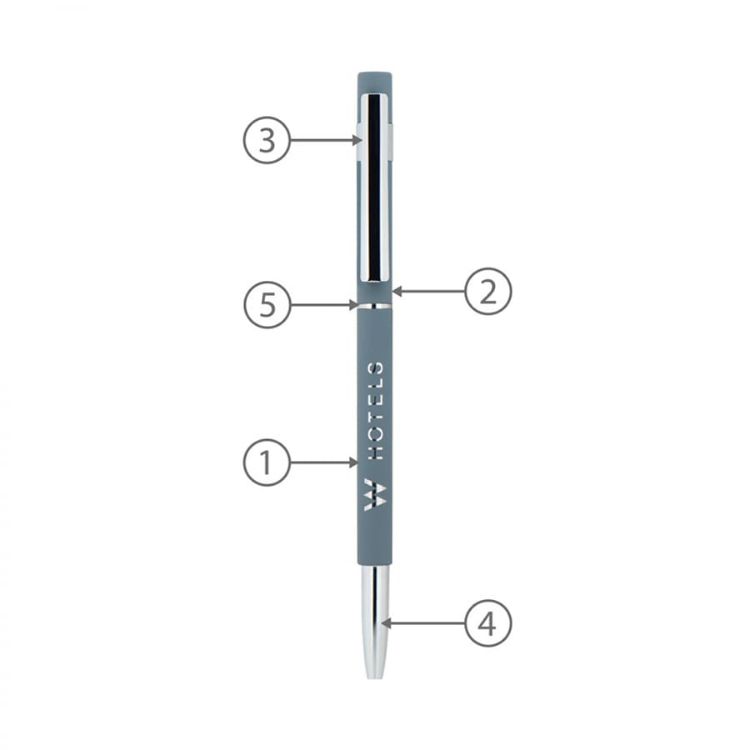 Picture of Slim Hex Pens (Custom Made To Order - BND70)