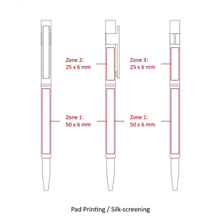 Picture of Slim Hex Pens (Custom Made To Order - BND70)