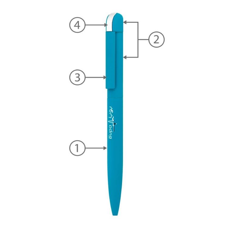 Picture of BND62 FOLK, TWIST METAL BALL PEN