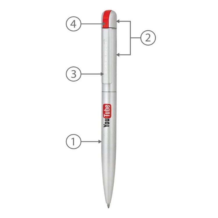 Picture of BND62 FOLK, TWIST METAL BALL PEN