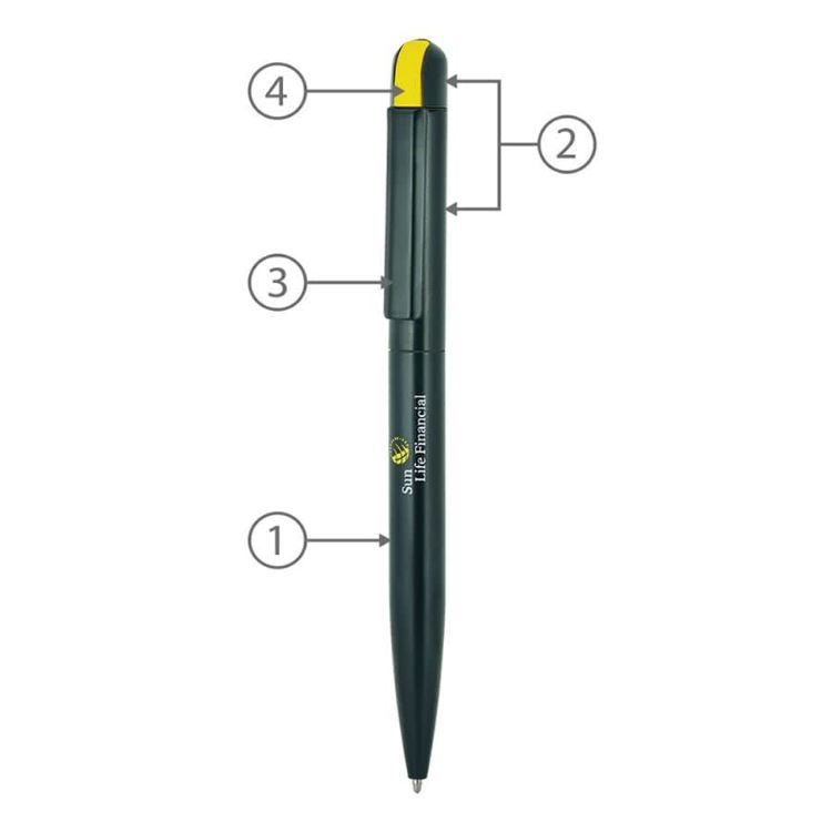 Picture of BND62 FOLK, TWIST METAL BALL PEN