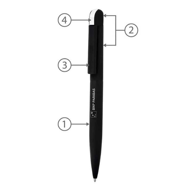 Picture of BND62 FOLK, TWIST METAL BALL PEN