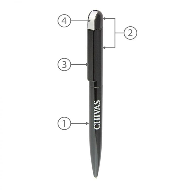 Picture of BND62 FOLK, TWIST METAL BALL PEN
