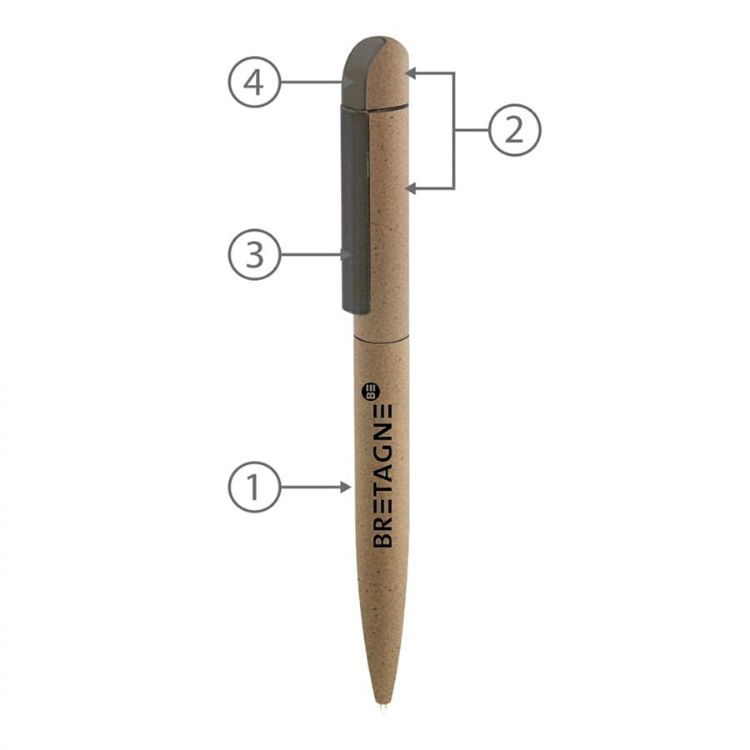 Picture of BND62 FOLK, TWIST METAL BALL PEN