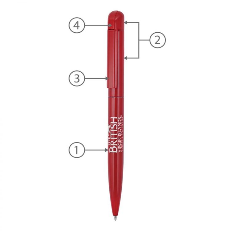 Picture of BND62 FOLK, TWIST METAL BALL PEN