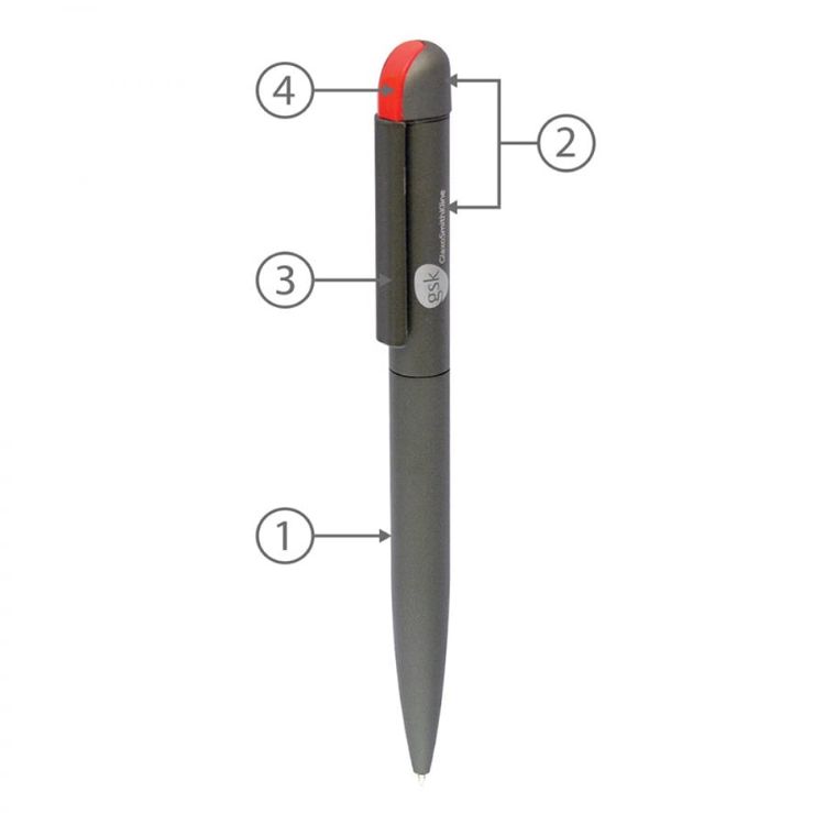 Picture of BND62 FOLK, TWIST METAL BALL PEN
