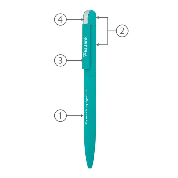 Picture of BND62 FOLK, TWIST METAL BALL PEN