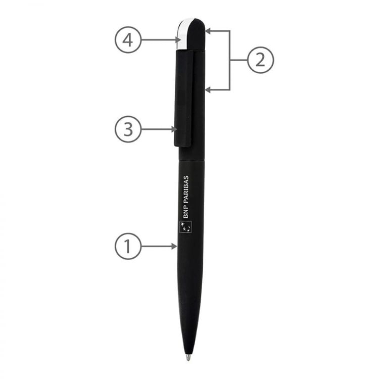 Picture of BND62 FOLK, TWIST METAL BALL PEN