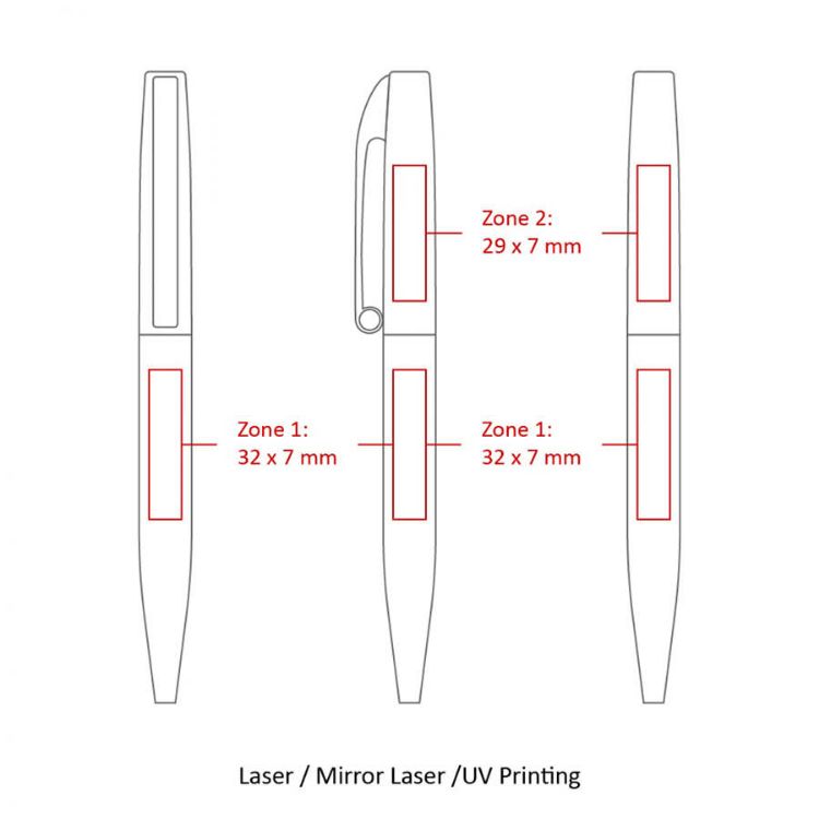 Picture of BND75 CLAW, TWIST METAL BALL PEN