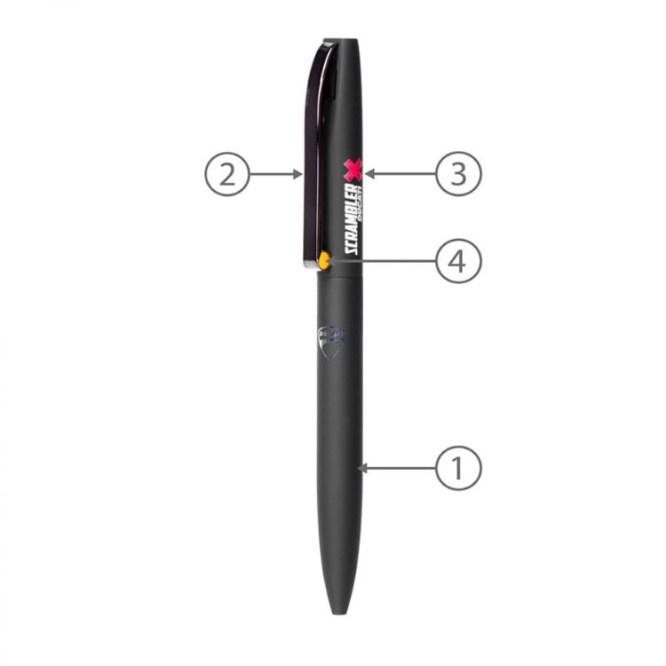Picture of BND75 CLAW, TWIST METAL BALL PEN