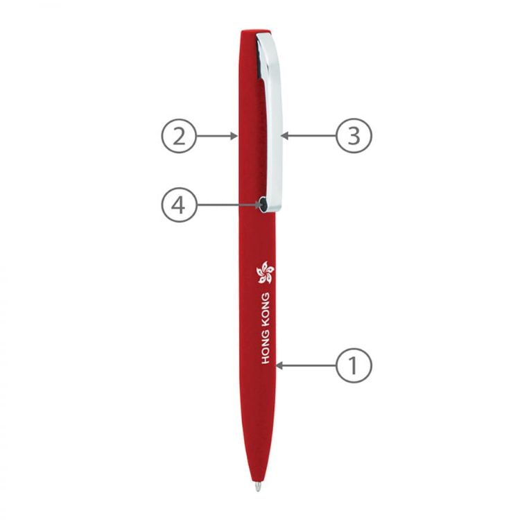 Picture of BND75 CLAW, TWIST METAL BALL PEN
