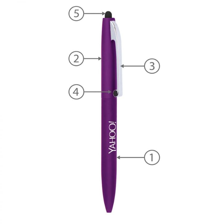 Picture of BND75S CLAW STYLUS TWIST METAL BALL PEN