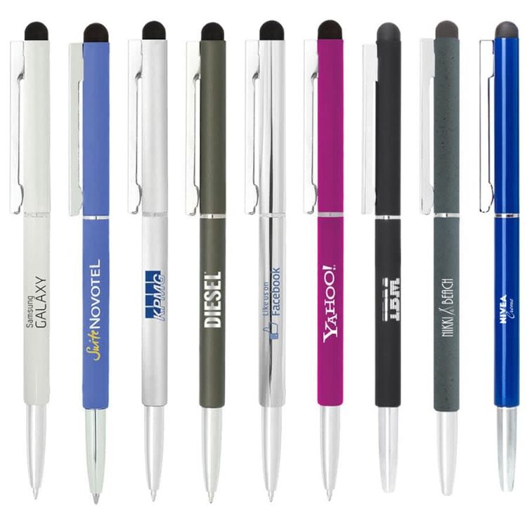 Picture of BND71S CLAP STYLUS THIN TWIST METAL BALL PEN