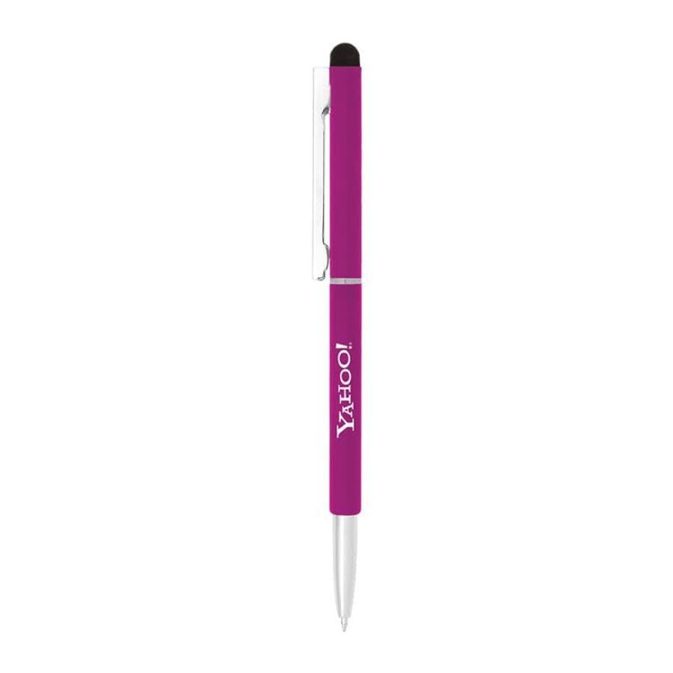 Picture of BND71S CLAP STYLUS THIN TWIST METAL BALL PEN