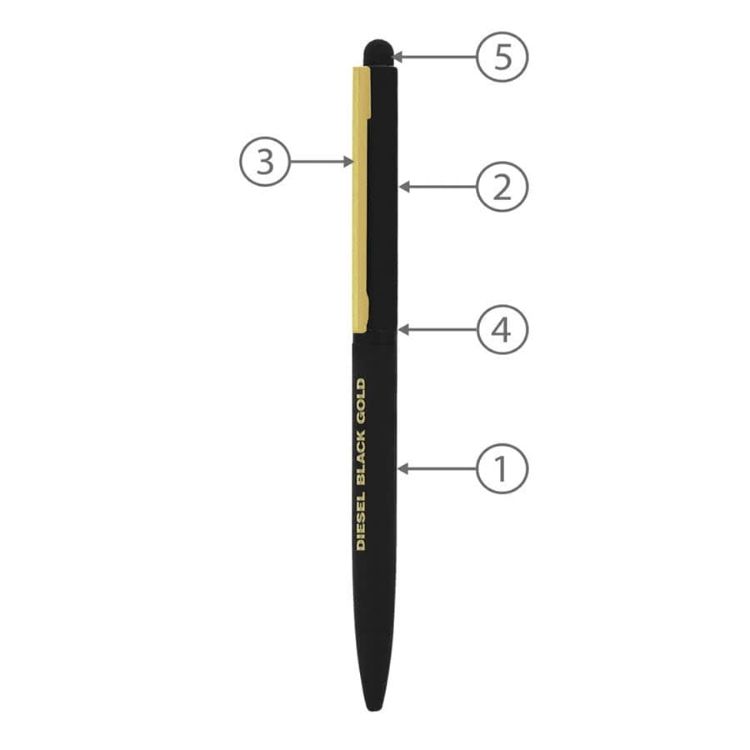 Picture of BND78XLS SARI STYLUS TWIST METAL BALL PEN