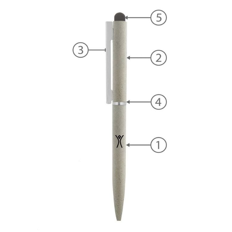 Picture of BND78XLS SARI STYLUS TWIST METAL BALL PEN