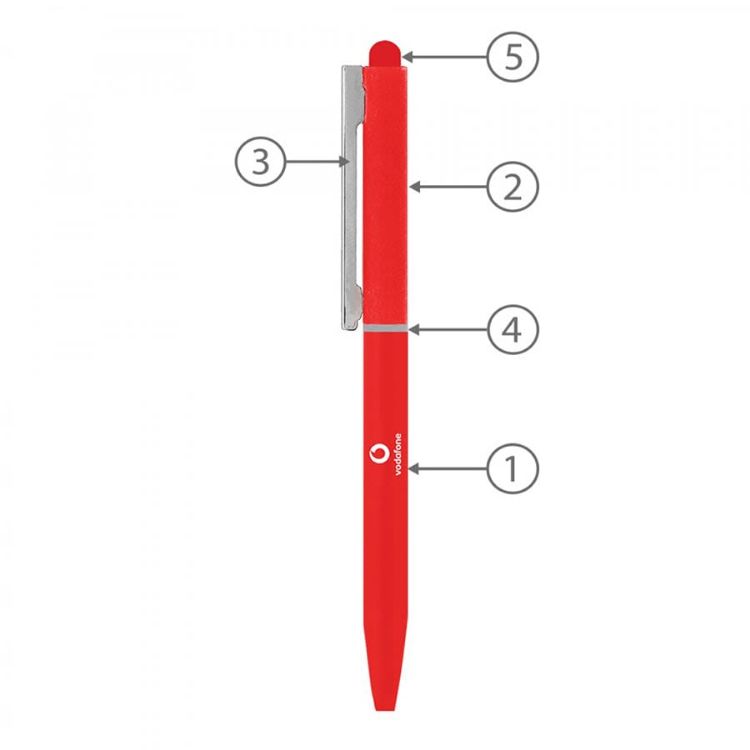 Picture of BND78XLS SARI STYLUS TWIST METAL BALL PEN